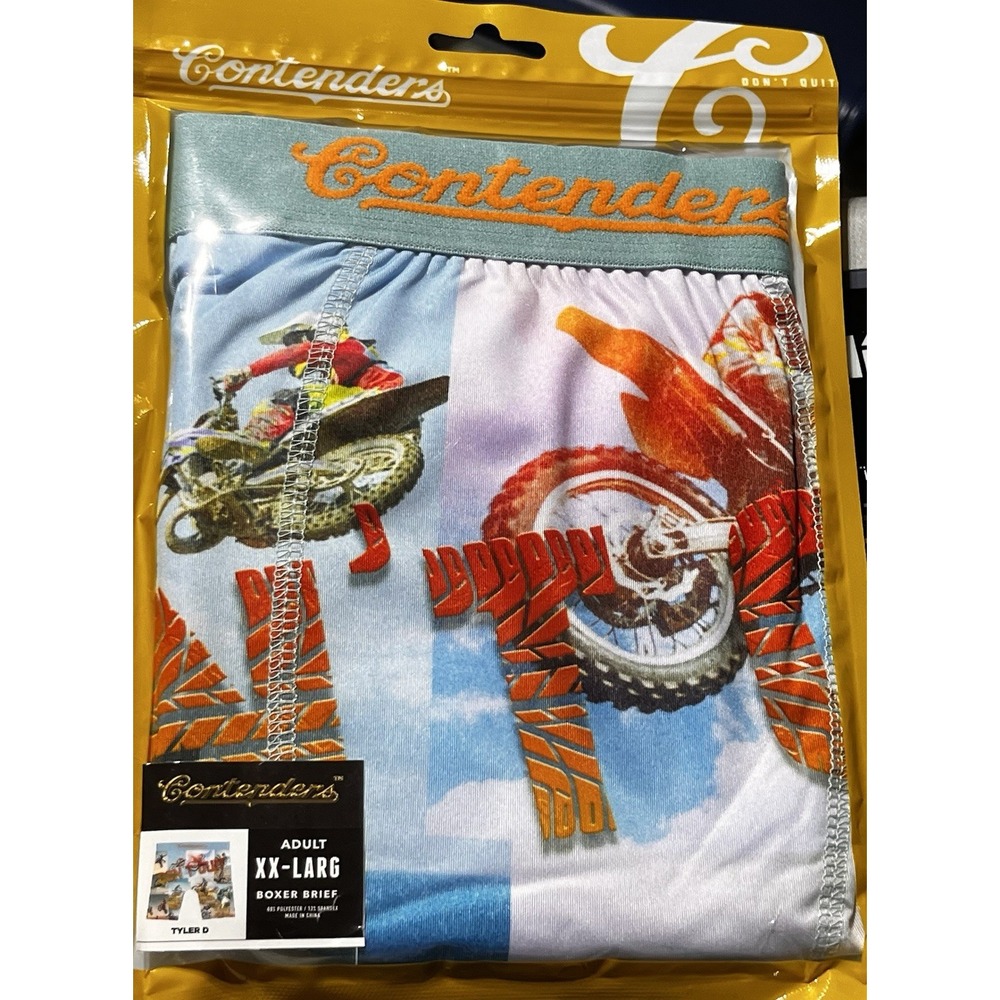 Men's Contenders Ride Control Boxer Briefs - Size L - Tyler D Moto NWT - Picture 3 of 4